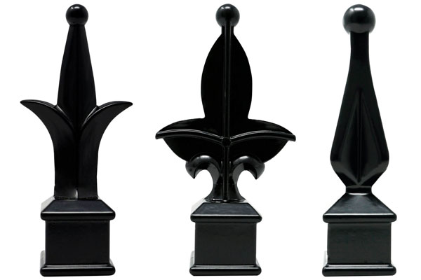 Anti-Climb Design High-Security Picket Top Fence Panels With Decorative Finials