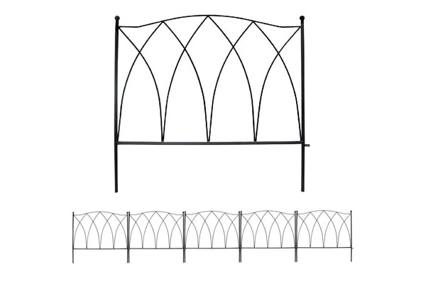 24 in x 10 ft Decorative Garden Border Animal Barrier Wire Fence Panel