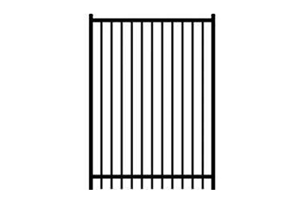 Black Metal Walkway Fence Gate For Villa/Garden/Courtyard/Home